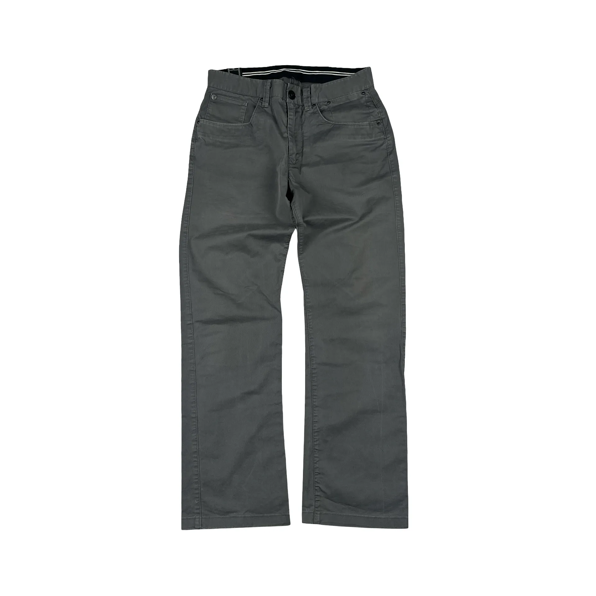 Stone Island 2009 Relaxed Fit Grey Cotton Trousers - Small