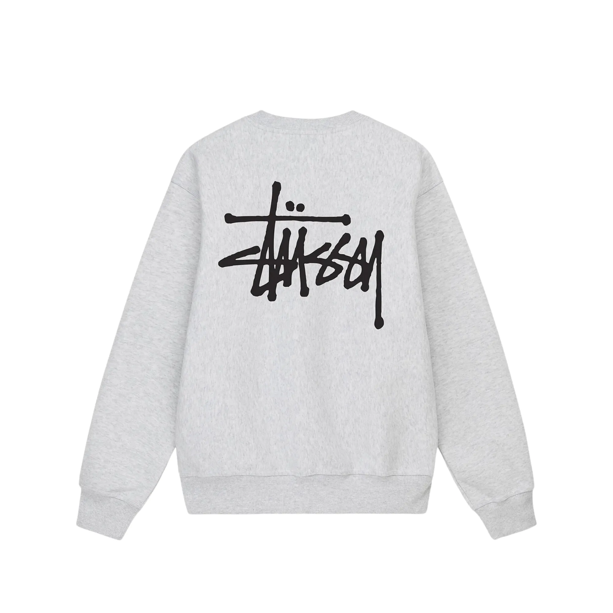 Stssy Basic Crew Ash Heather
