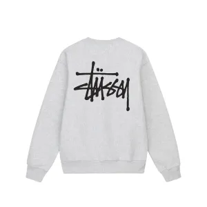 Stssy Basic Crew Ash Heather