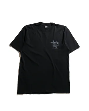 Stssy Classic Gear Tee Pigment Dyed Black