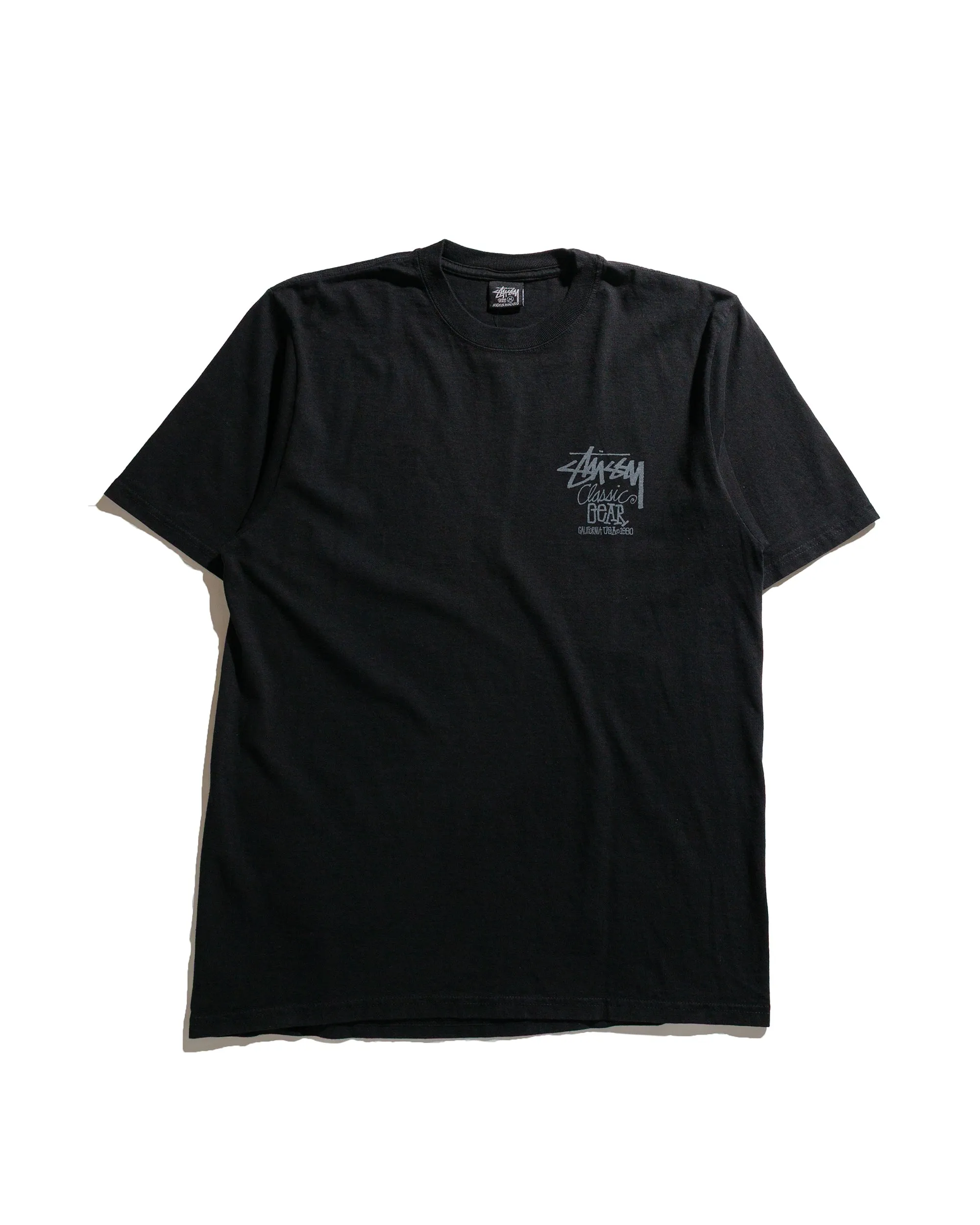 Stssy Classic Gear Tee Pigment Dyed Black