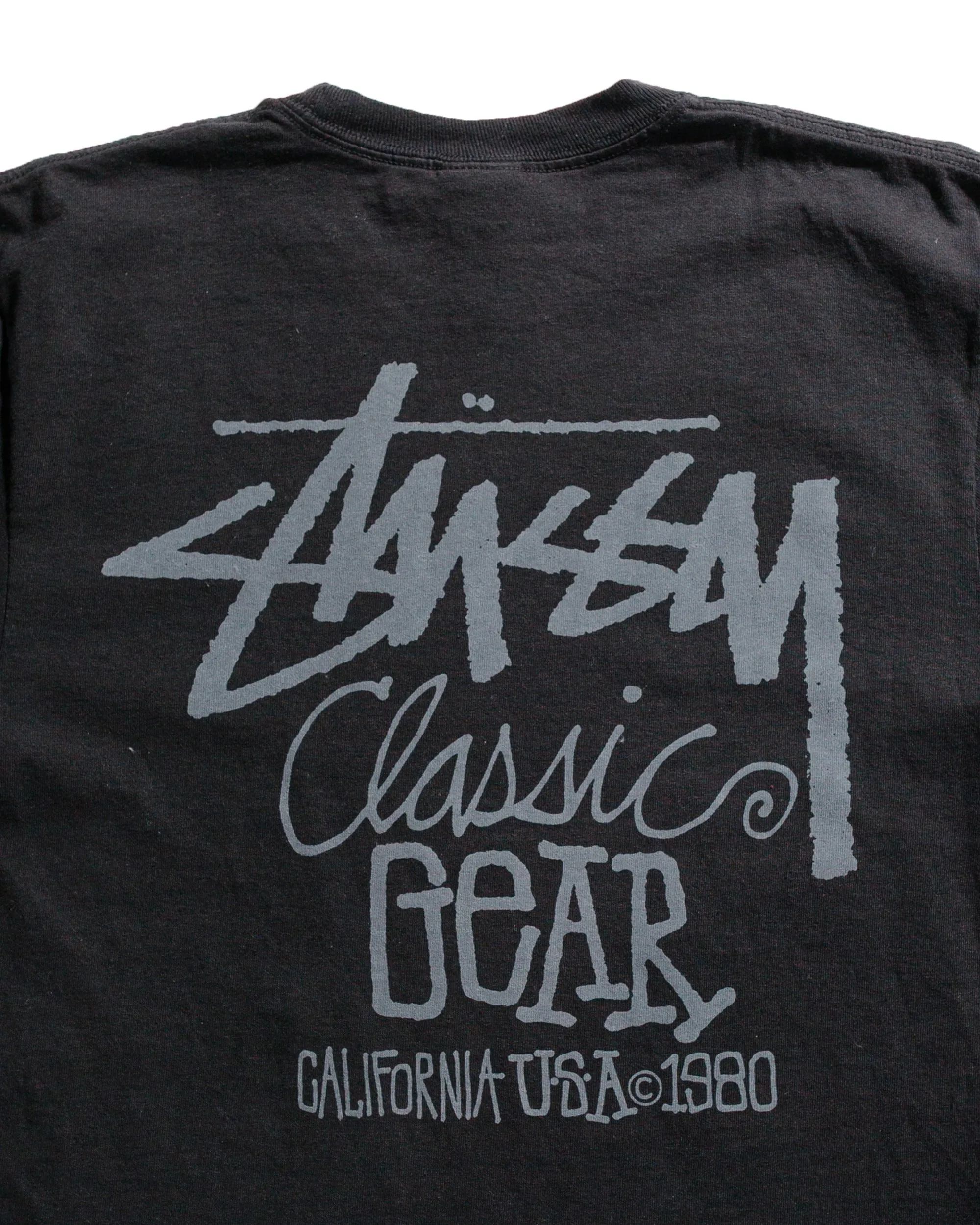 Stssy Classic Gear Tee Pigment Dyed Black