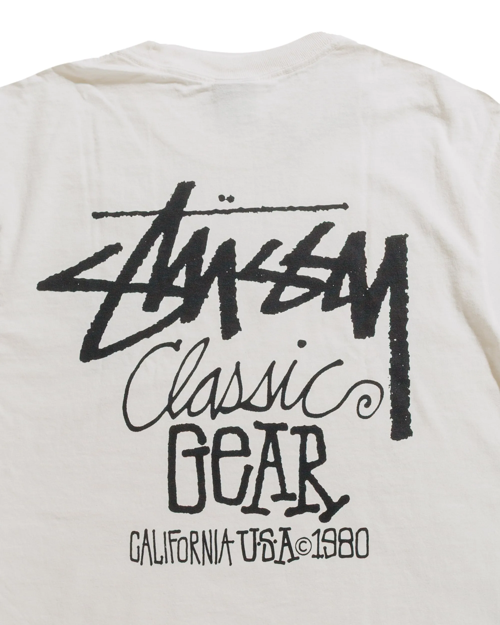 Stssy Classic Gear Tee Pigment Dyed Natural