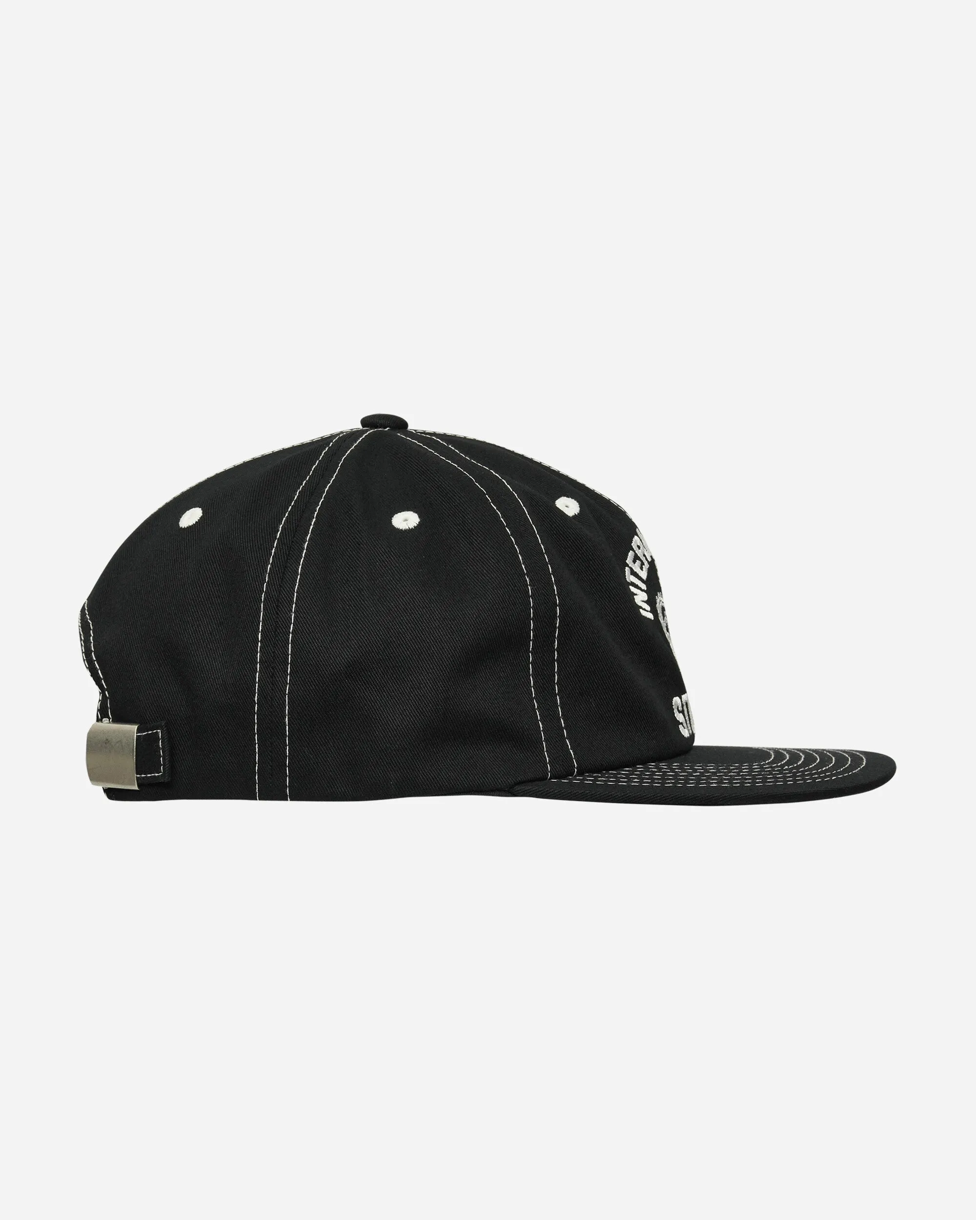 Stssy International Crown Strapback Cap Black