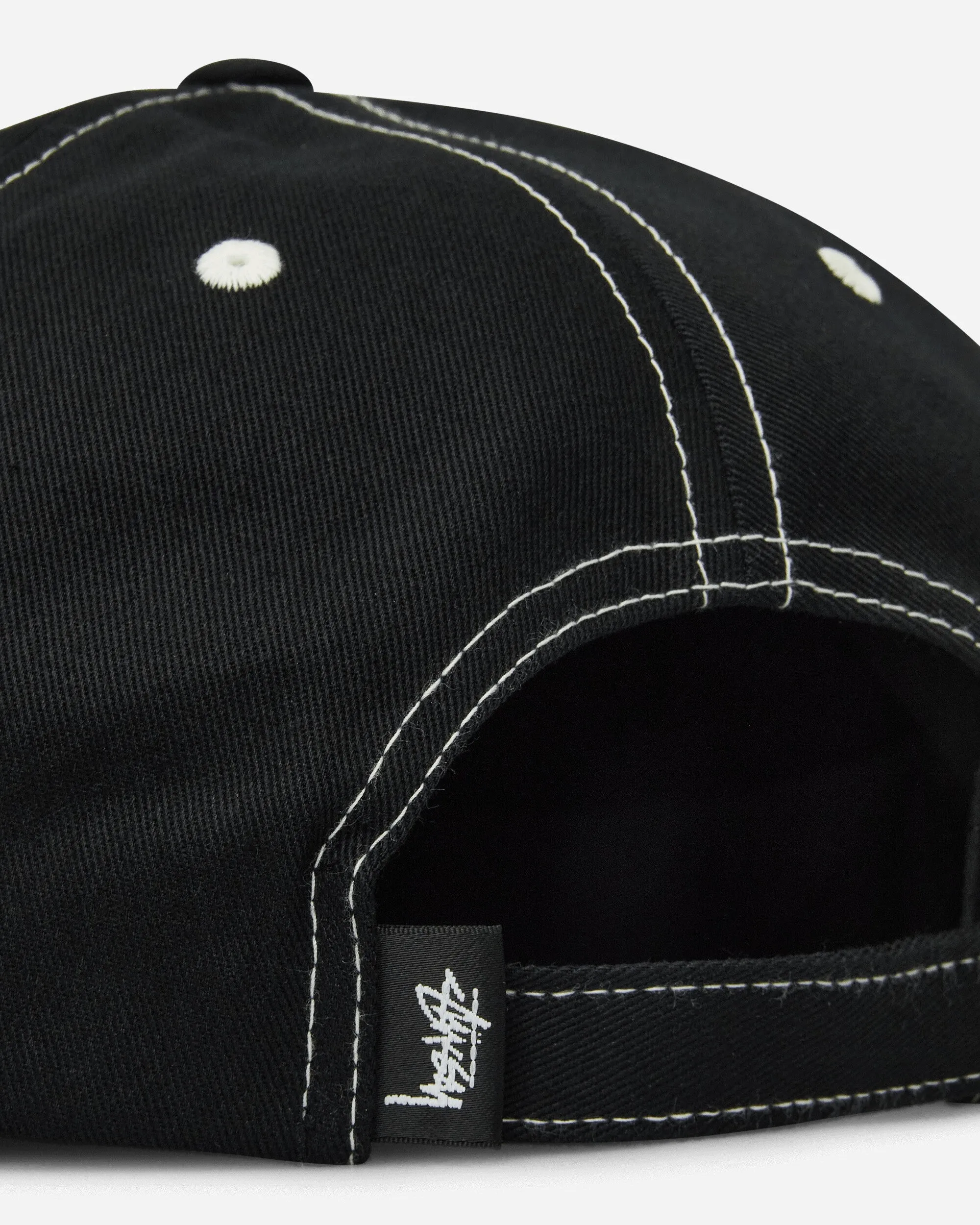Stssy International Crown Strapback Cap Black
