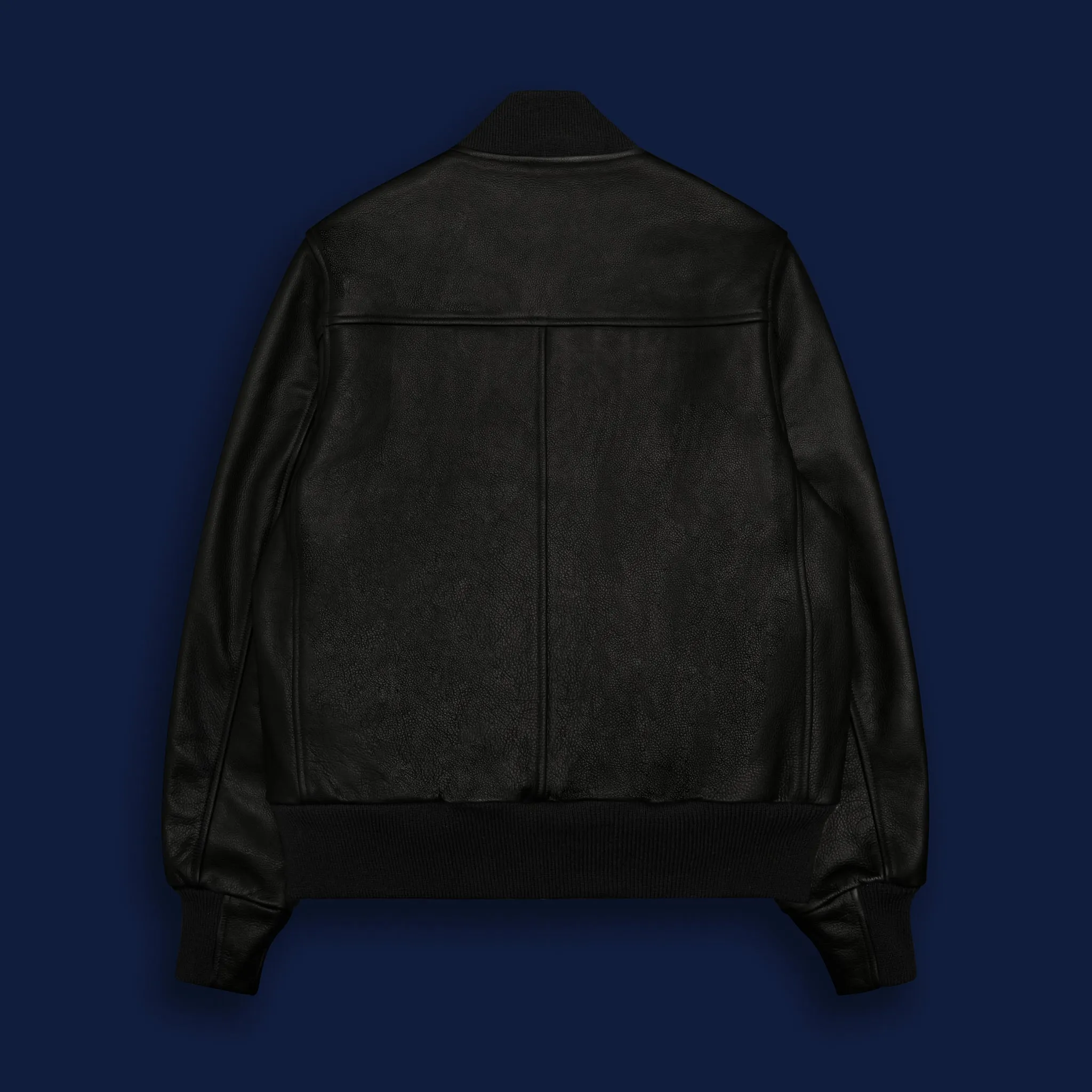 THE ASHBURY - Black Leather Classic Fit