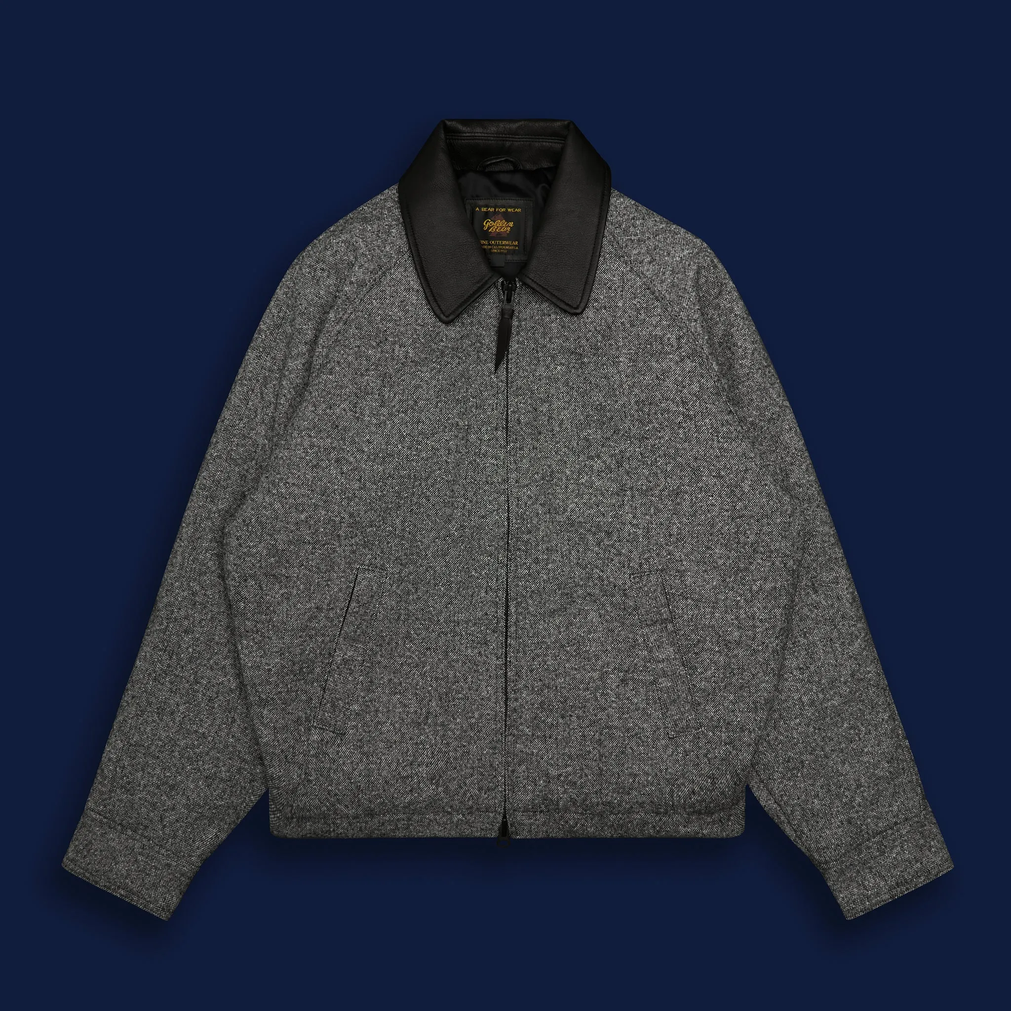 THE DUNBAR - Black/Cream Donegal Wool Classic Fit