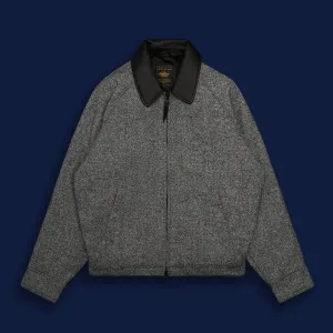 THE DUNBAR - Black/Cream Donegal Wool Classic Fit