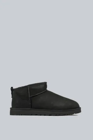 UGG CLASSIC ULTRA MINI BOOT MEN'S BLACK