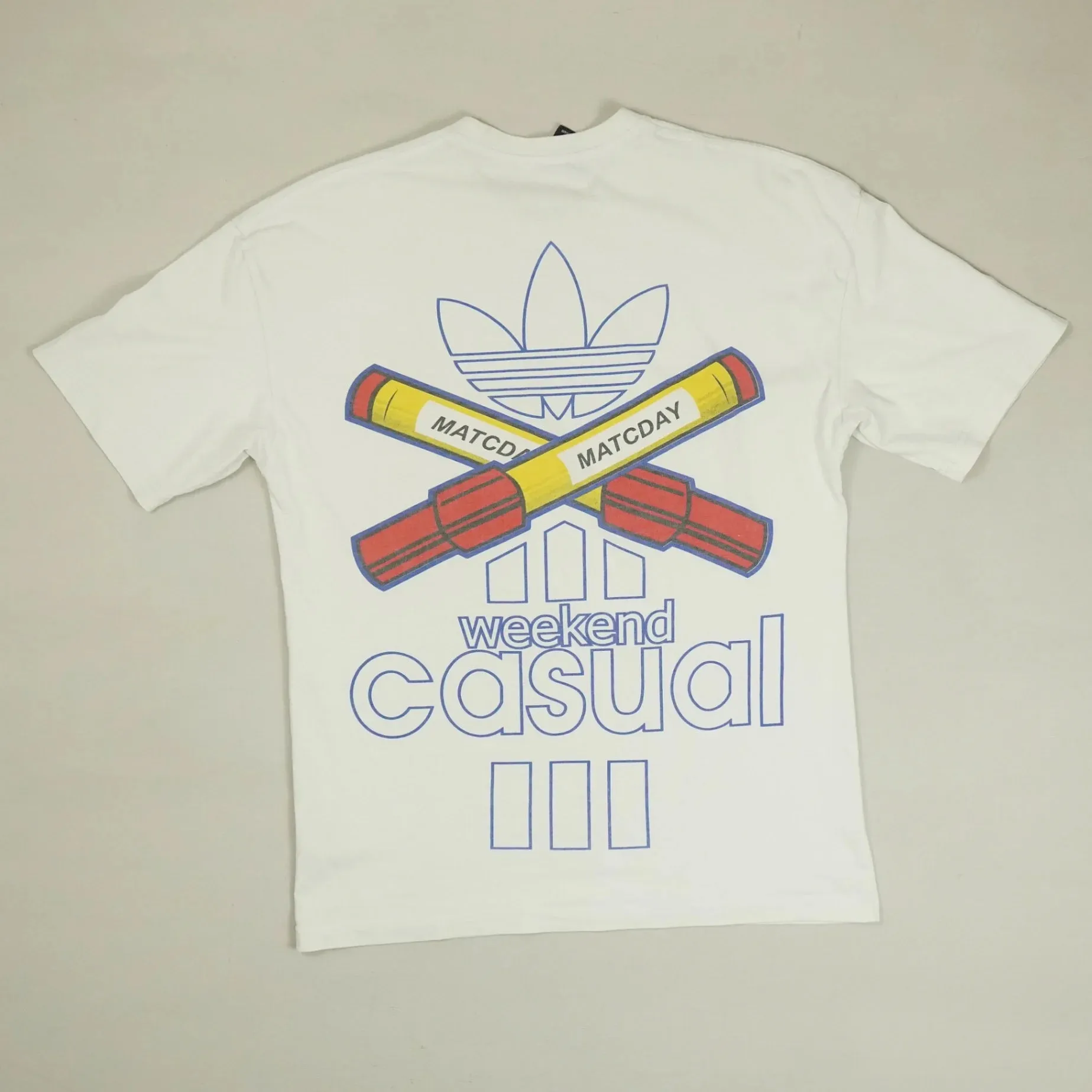Vintage Adidas White T-shirt (M)