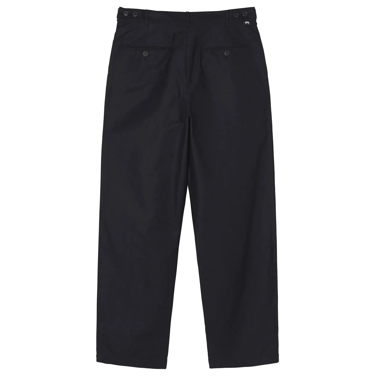 Volume Pleated Trouser - Black
