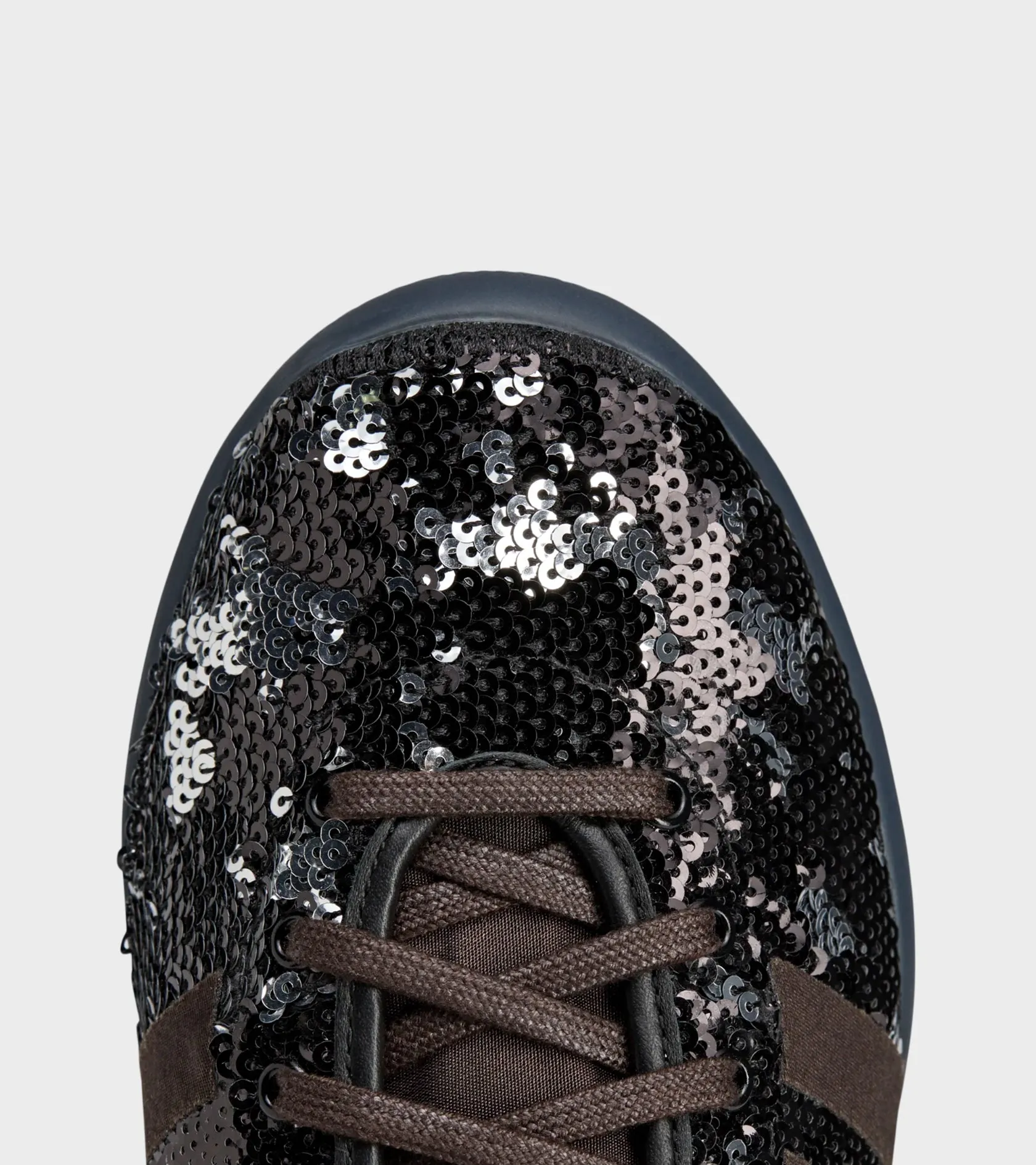 WB Karintha Sequin Core Black/Silver Metallic/Dark Brown